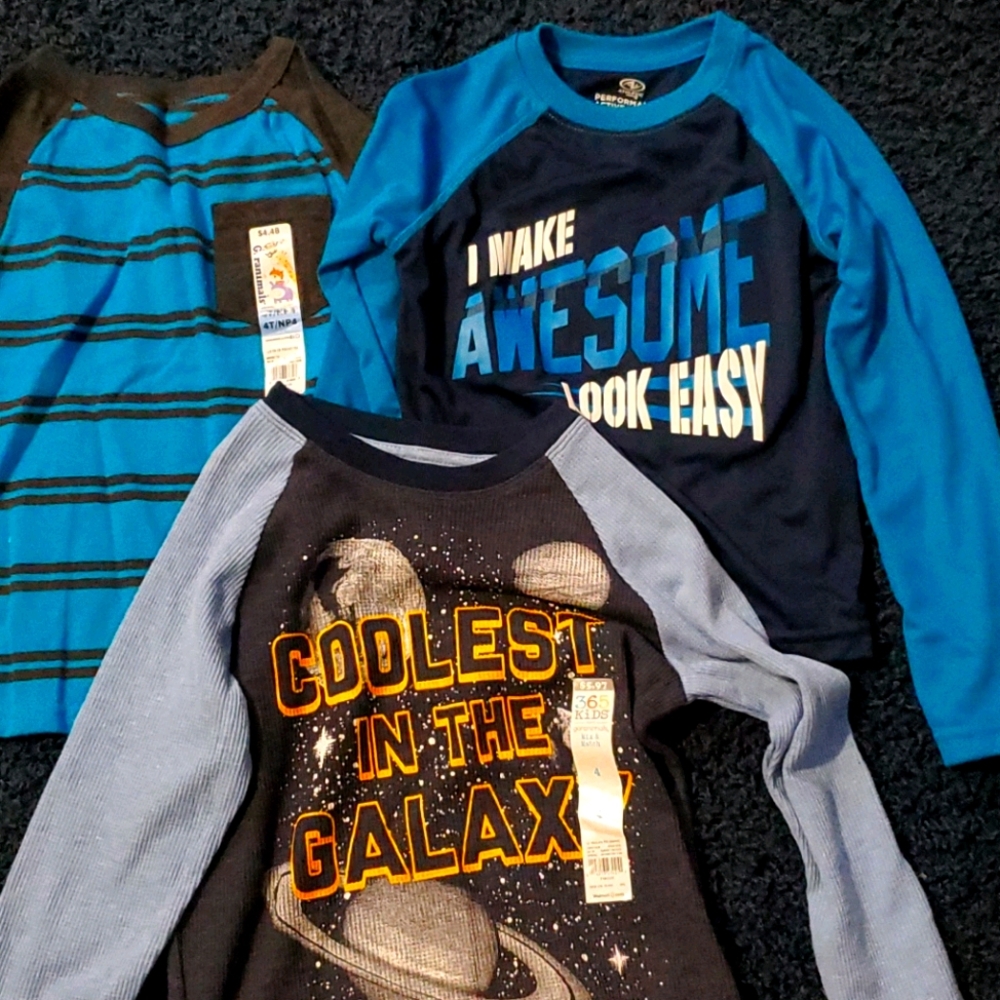 Boys long sleeve t shirts
